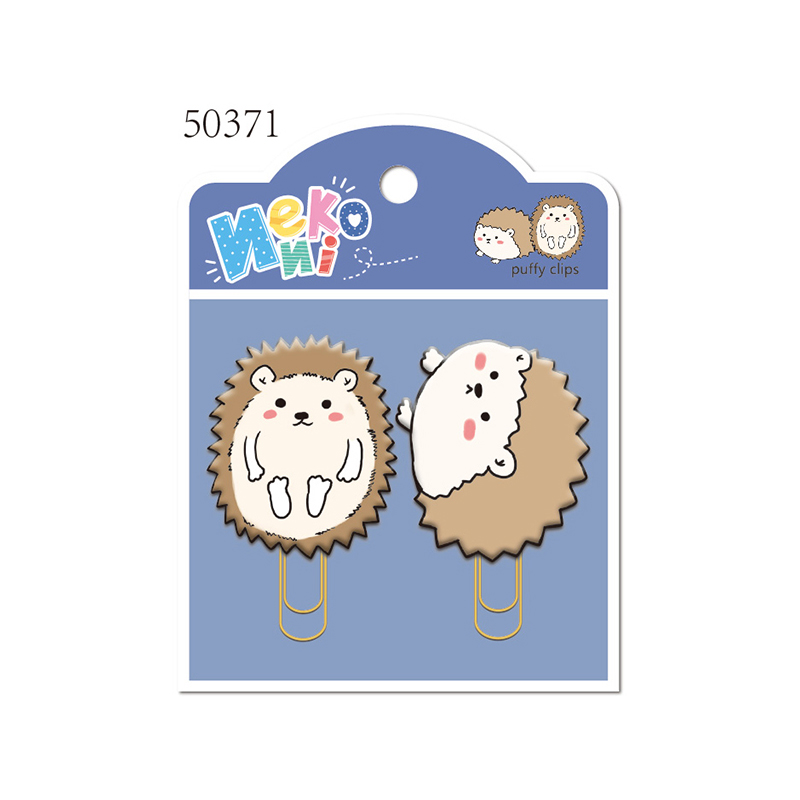 Nekoni Bookmark Soft PVC Animal Cartoon Cute bookmarks Custom Souvenir Paper Clip Stationery for 3D Bookmark Paperclip