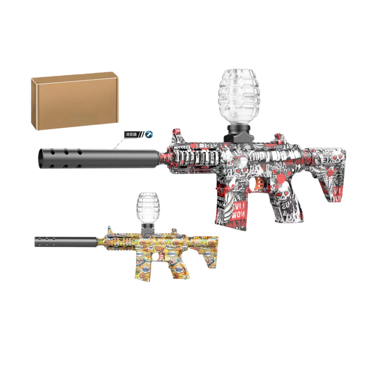 2022 KS M416 AUG AK47 бластер с водяными гелевыми шариками, уличная игрушка, пистолет с водяными шариками, электрический пистолет для разбрызгивания шариков