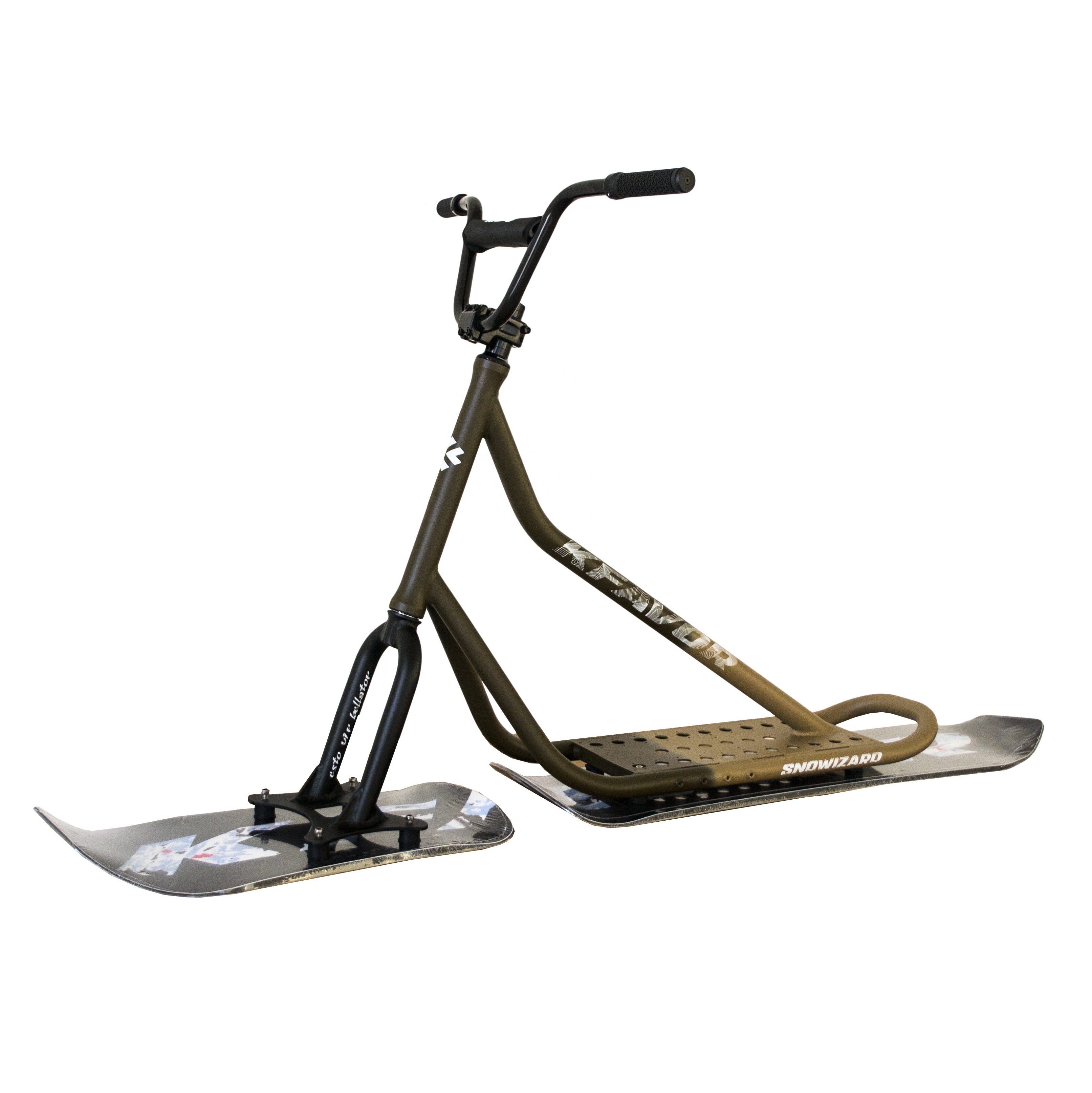 KFAVOR snowscoot готовы! Самый популярный зимний скутер, новый дизайн, Лыжный велосипед для взрослых