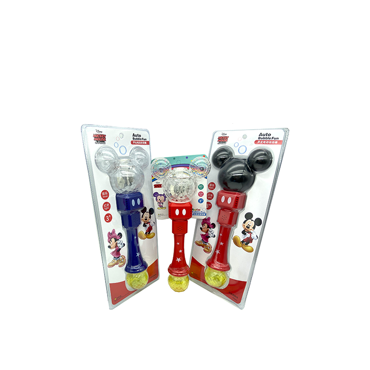 2021 High quality Mickey Mouse Minnie Mouse Hand held Auto bubble toys