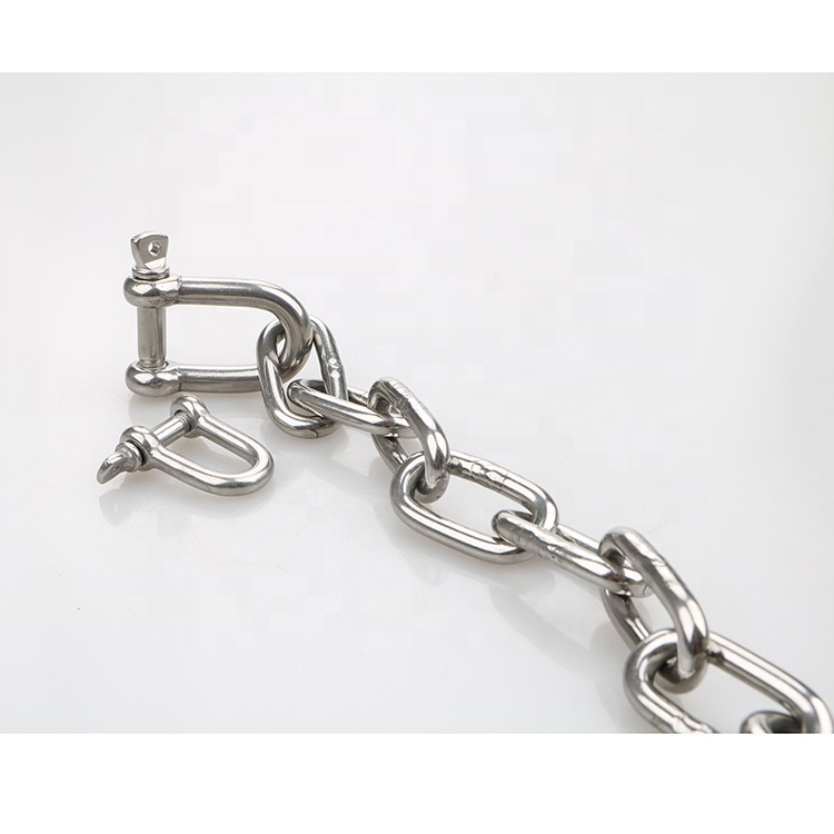 Guangdong foshan factory 304 316 stainless steel d ring shackles