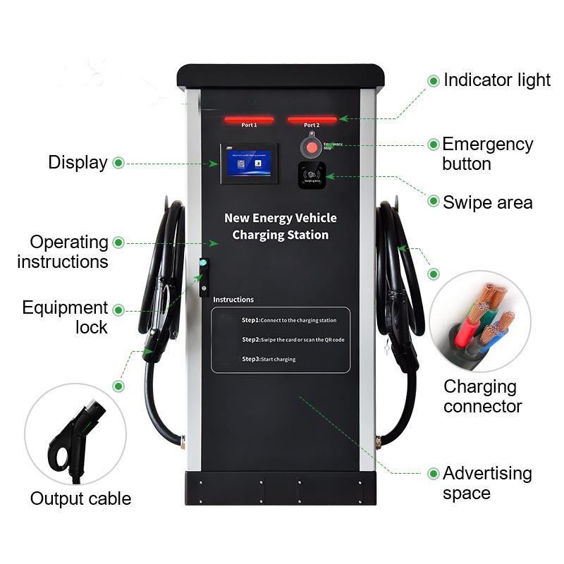 30kw 32A CCS1 CCS2 EV Car Chargers EV Charging Piles