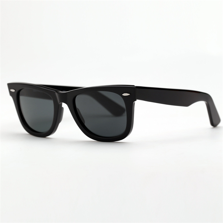 Classic Ray 2140 Luxury Brand Designer Acetate Frame Sunglasses Men Vintage Italy Designer Sun Glasses Women Glass Lens Eyewear
