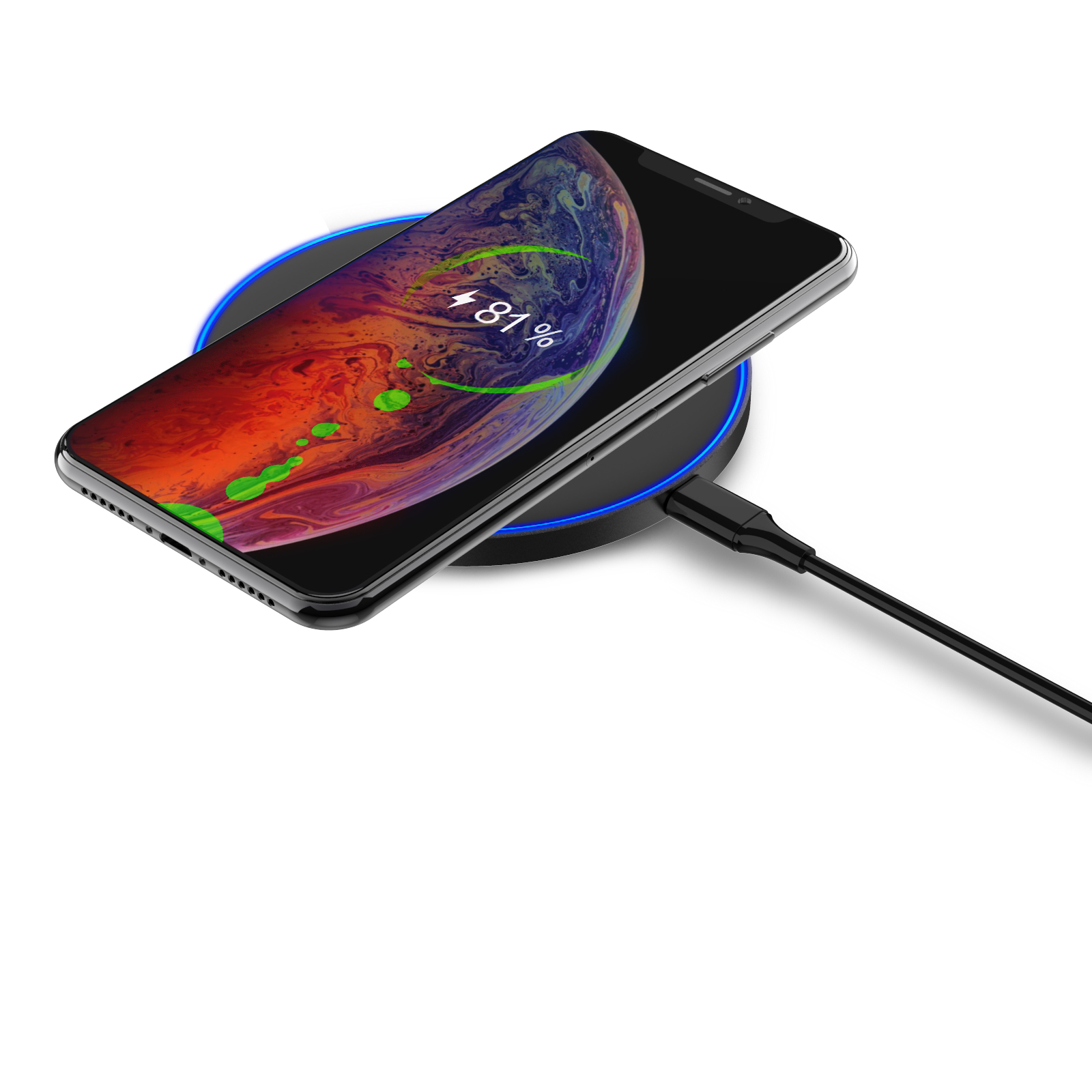 Aluminum Stand Wireless Charger Phone Car Holder Wireless Charger All Phones Wireless Laptop Charger
