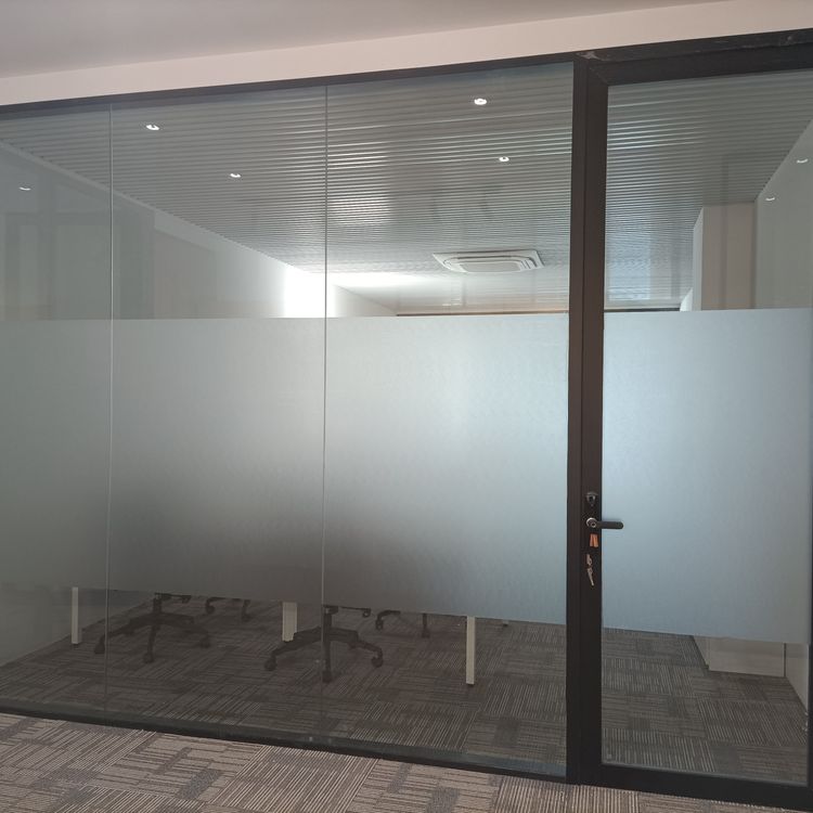 New Hot Sale Wood Doors Metal Wall Glass Etching Designs For Partition
