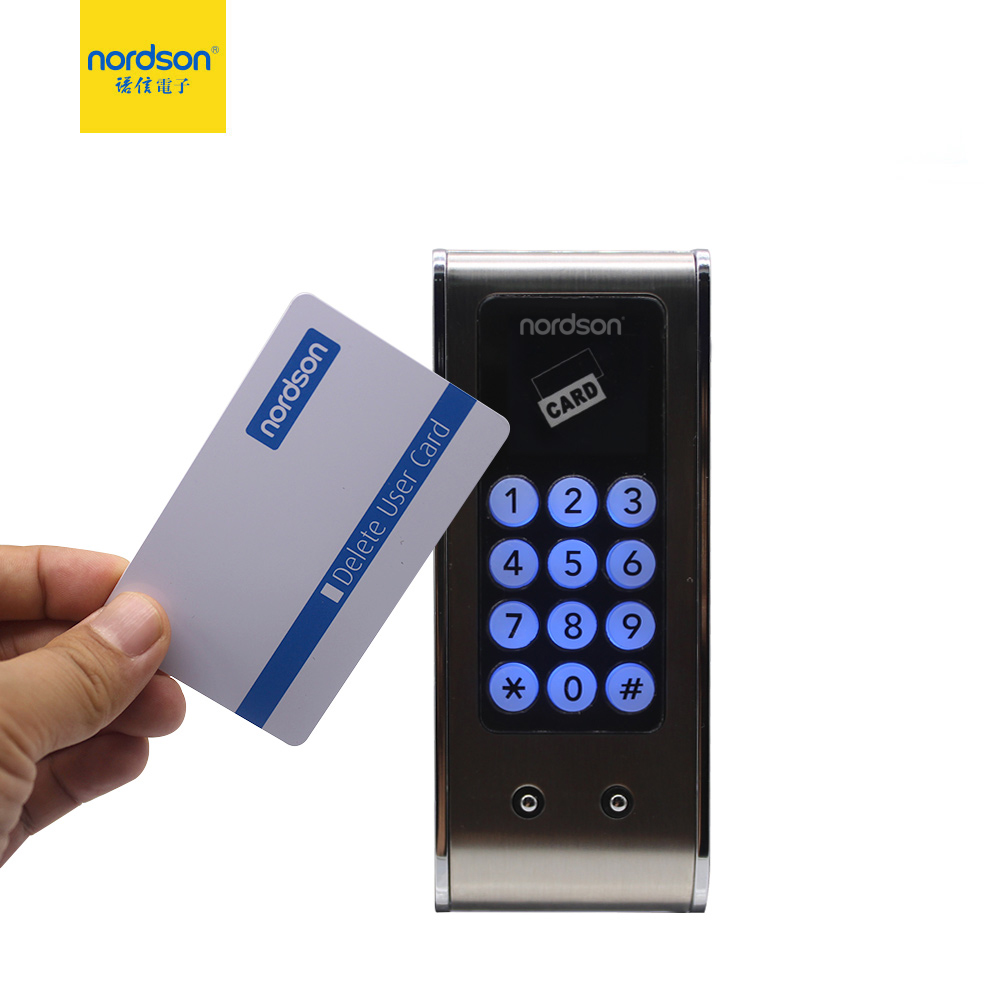 Смарт-замок с RFID-меткой из нержавеющей стали, водонепроницаемый, с временным кодом