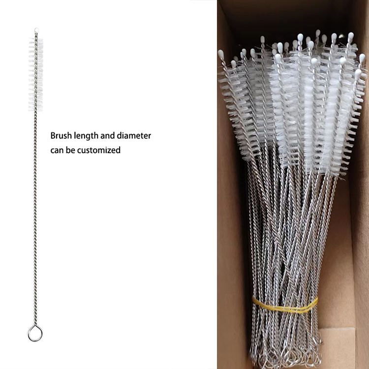Household Bottle Glass Brush Cleaner Durable cleaning brush Nylon straw cleaner brush