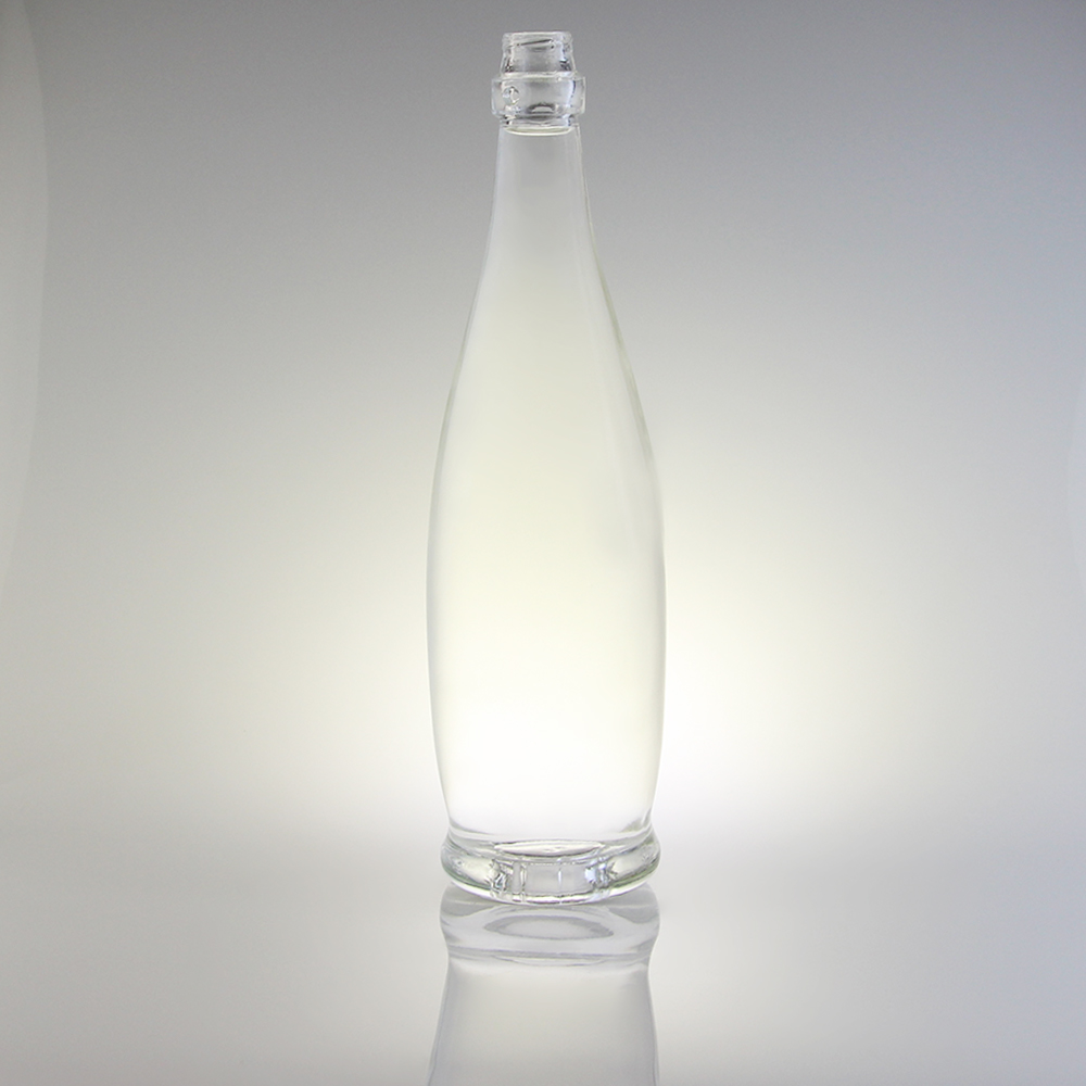 500ml 750ml Super Flint Unbreakable Glass Bottle Water Drop Shape Juice Bottle Tequila Transparent or Custom Color Cork 10000pcs