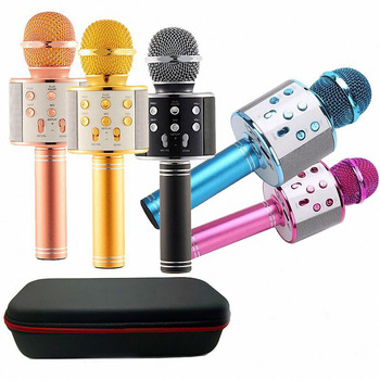 OEM WS1817 Q5 Q7 Q9 H8 WS858 ручной многофункциональный USB караоке беспроводной Bluetooths Kareoke динамик микрофон для дома KTV