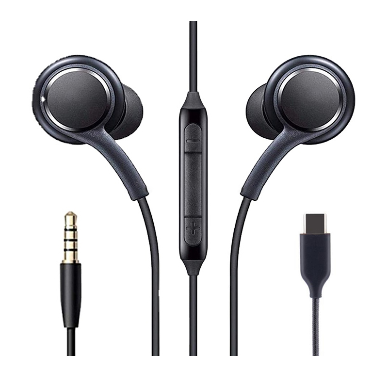 Оптовая продажа, оригинальные наушники-вкладыши для Akg USB C 3,5 мм, нейлоновая стереогарнитура Для Samsung S8 S9 S10 S20 Note10 Note20