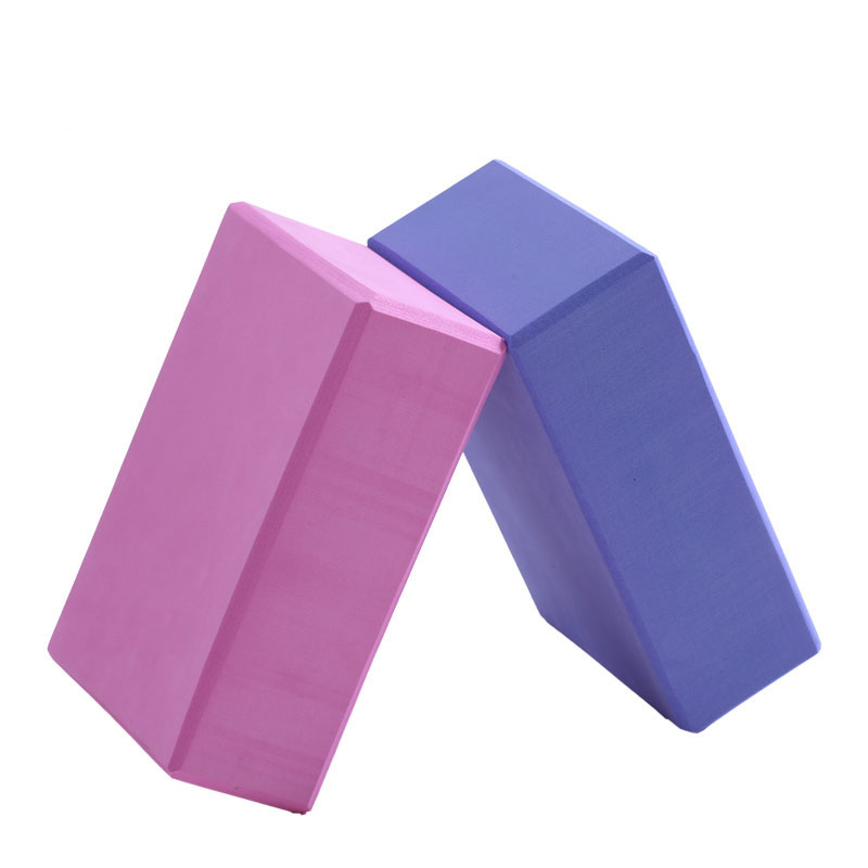 High density Eco-friendly Yoga accessories EVA multi-colored exercise brick yoga block