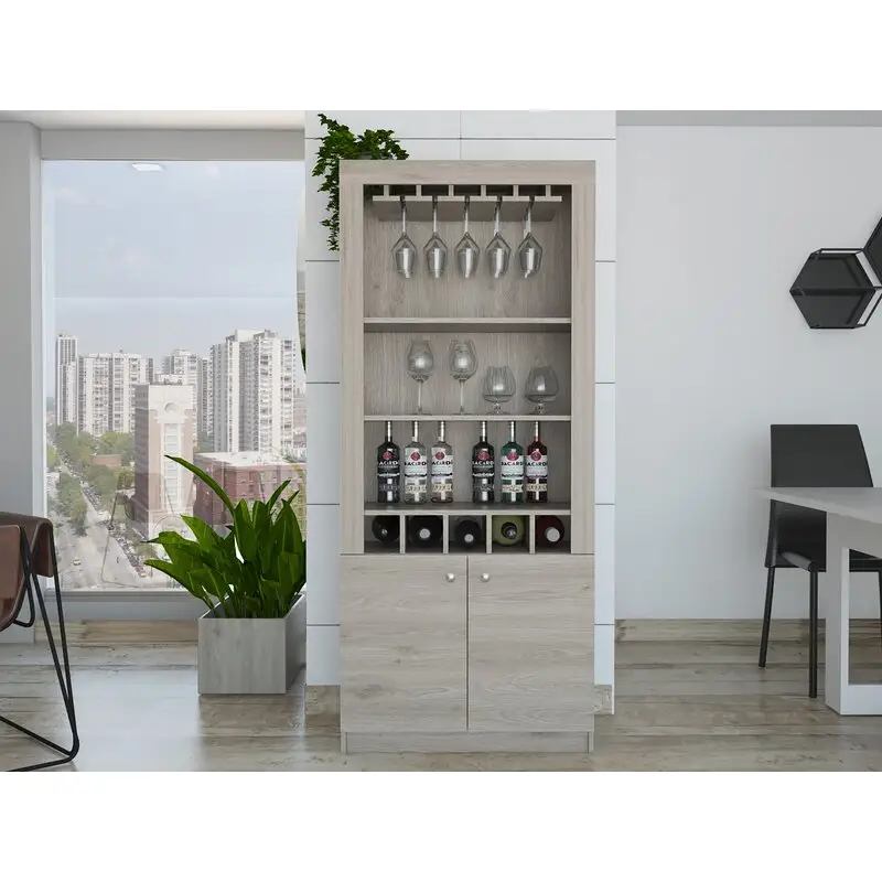Bar Cabinets Kitchen Wood Home Glass With Rack And Wall Steel Temperature Mini Cooler Furniture Constant Wine Display Cabinet