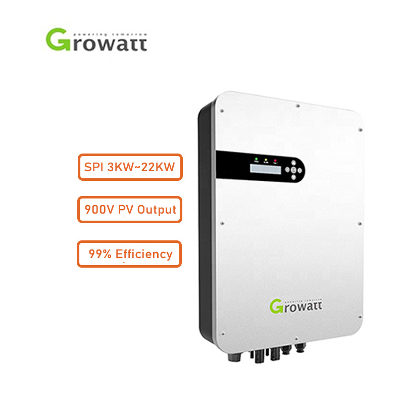 GROWATT Солнечный фотоэлектрический водяной насос инвертор 3kw 5.5kw 7.5kw 10kw 15kw 22kw трехфазный 380v 3PH инверторы для сельского хозяйства