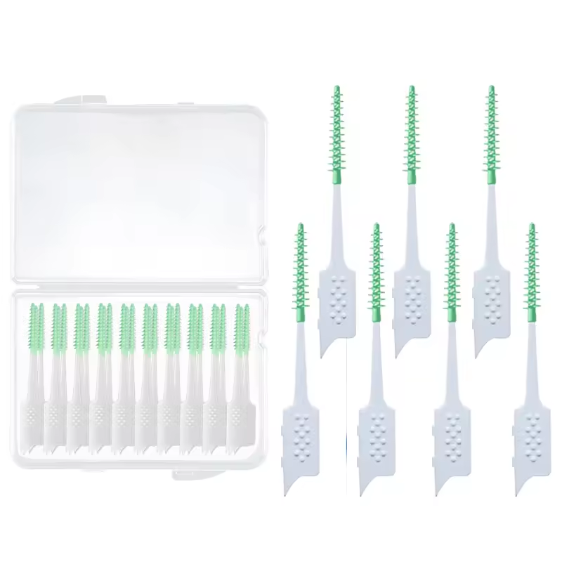 OEM Available Silicone Toothpick Brush Advanced Soft Tepe Interdental Dental Picks for Adults Dental Care Accessory