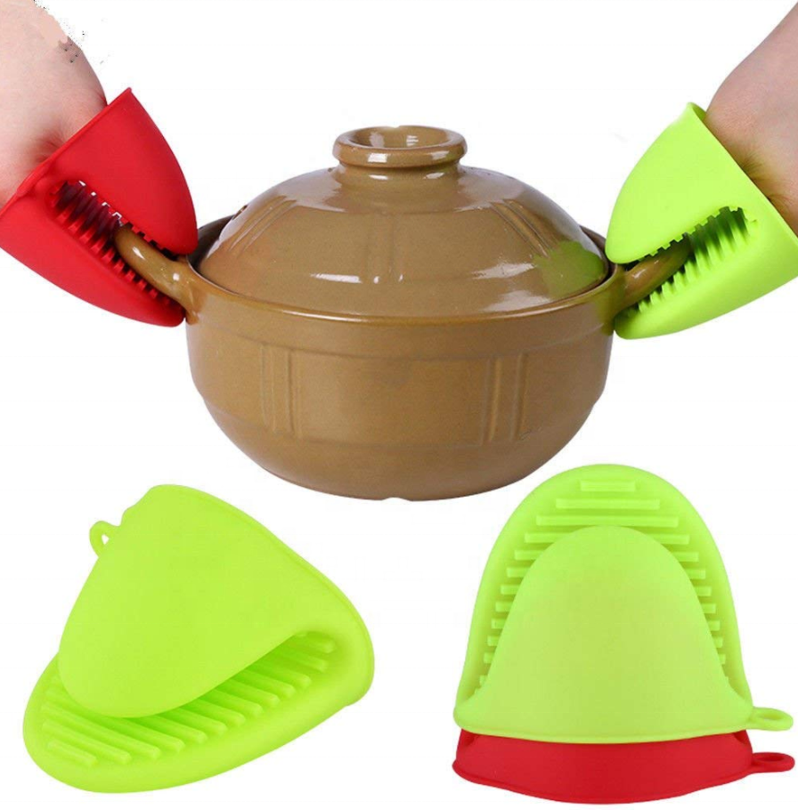 OKSILICONE силиконовые термостойкие Прихватки для готовки, прихватки для духовки, защита для пальцев, держатель для кастрюли для кухни, готовки, выпечки