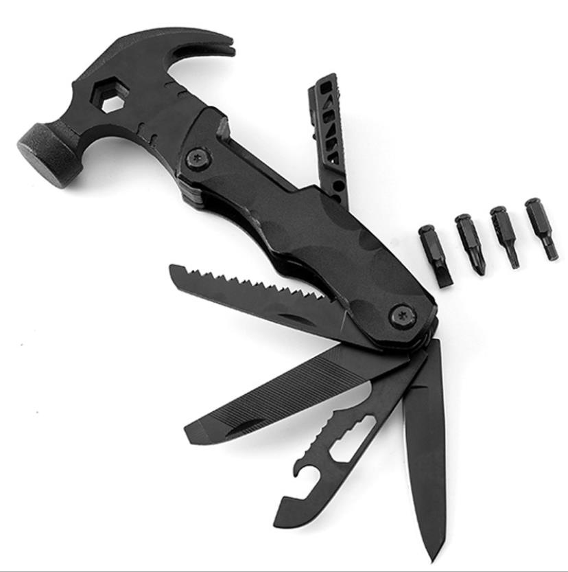 Outdoor Camping Portable Combination Tool Home Emergency Repair Survival Gear Hammer Multifunctional Claw Hammer