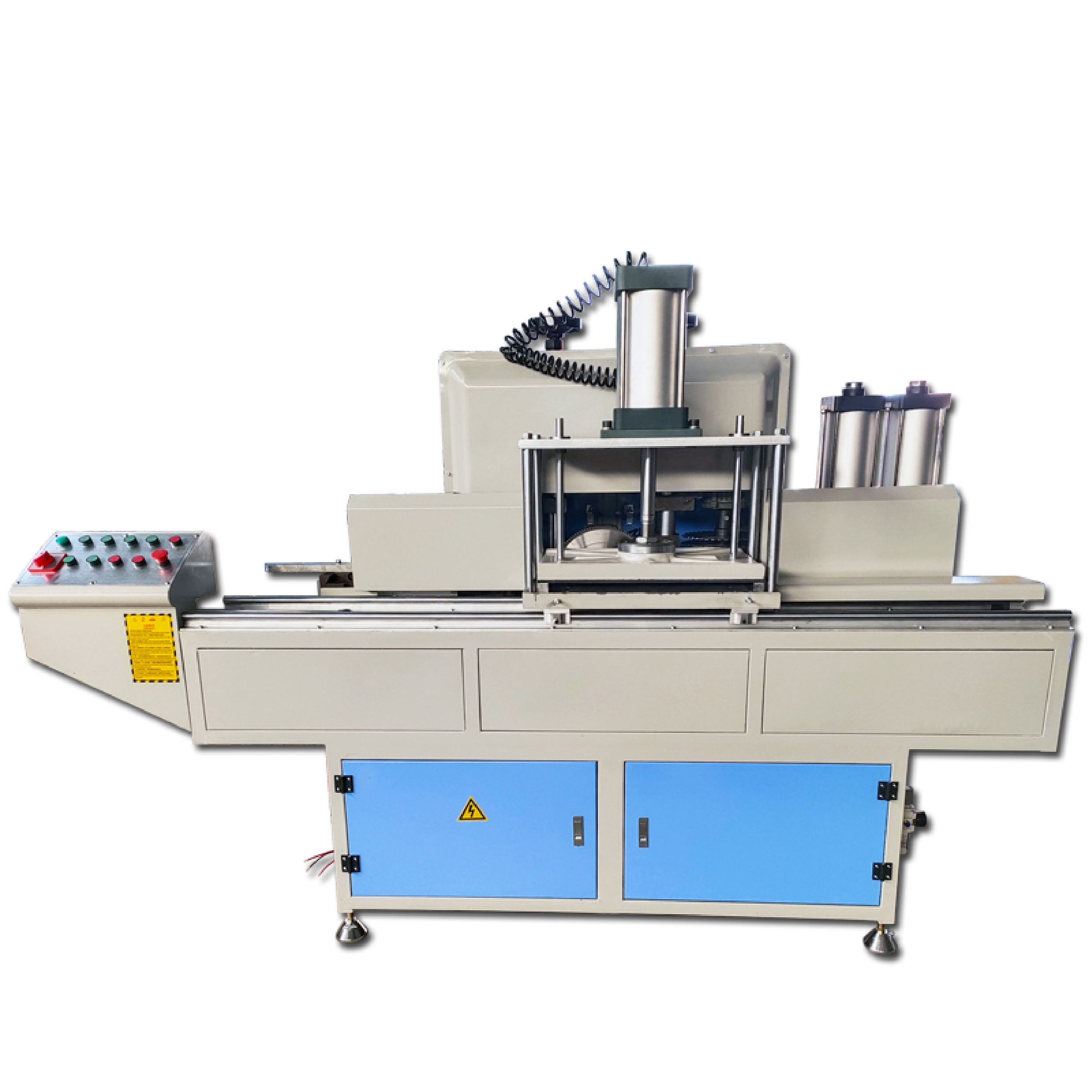 Five cutter large end milling machine for aluminum doors and windows