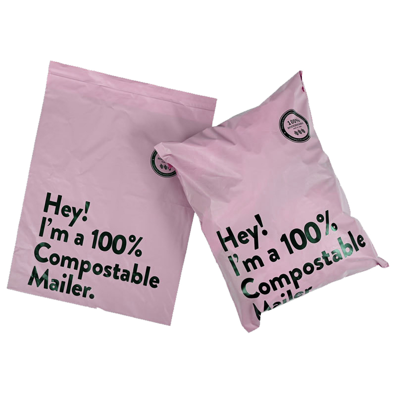 Изготовление на заказ Печать логотипа 100% биоразлагаемые polymailer пластиковые Bolsas de correo одежда почтовой пересылки Упаковка Почтовый мешок одежды