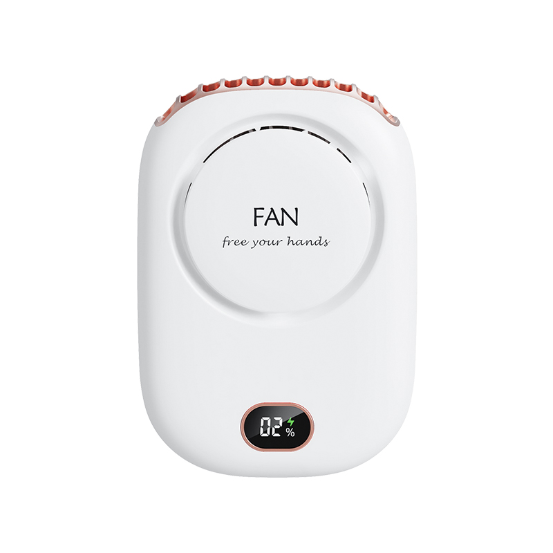 Factory directly DQ203 rechargeable 2000mah Mini portable waist clip fan hanging neck fan