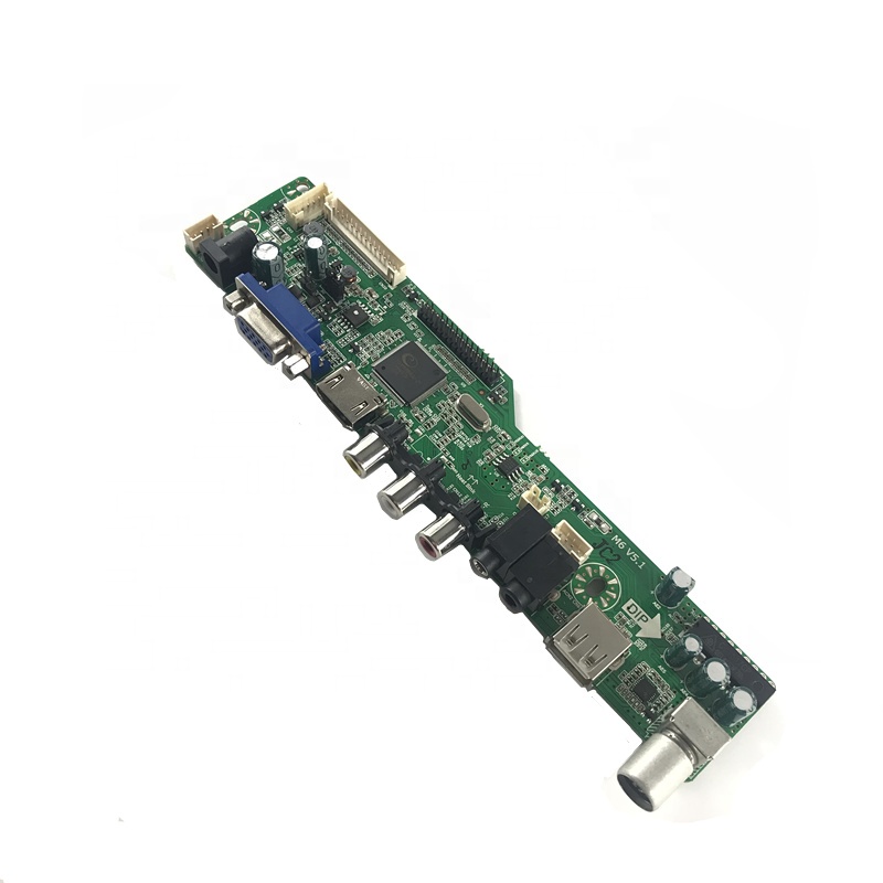 Плата контроллера для ЖК-дисплея M6 V5.1 USB AV аудио поддержка 1920x1080 ЖК-панель с ТВ сигналом PAL SECAM