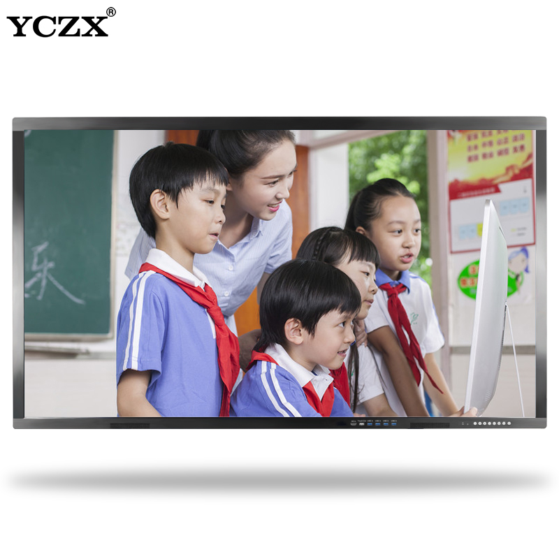 50 inch 4mm tempered glass interactive digital whiteboards touchscreen for conference