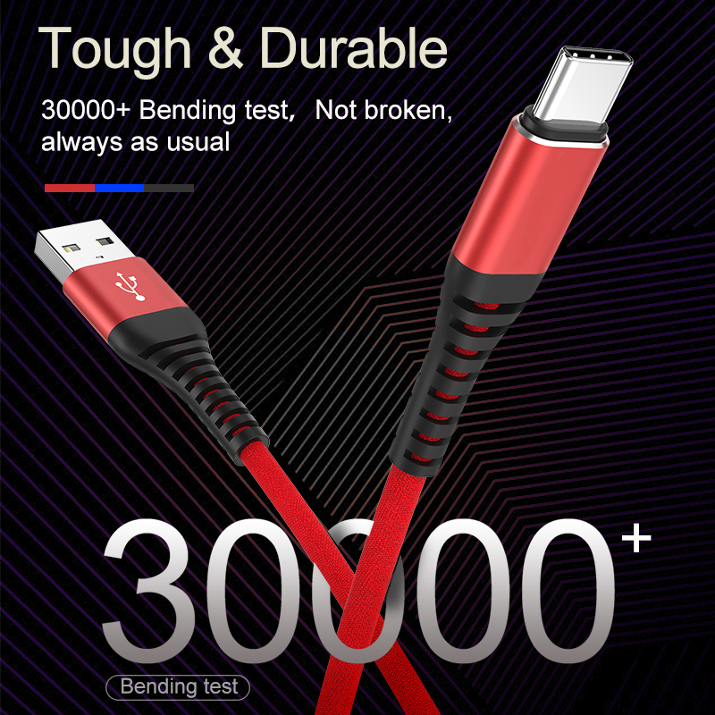 Тренд 2021, новинка, дешевый Oem 3A USB-кабель для зарядки и передачи данных Тип C