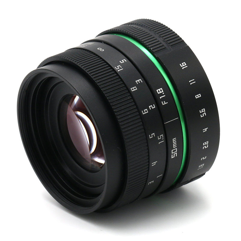 Объектив камеры APSC 50 мм F1.8 FX M43 EOSM для камеры SONY NIKON Olympus Fujitsu