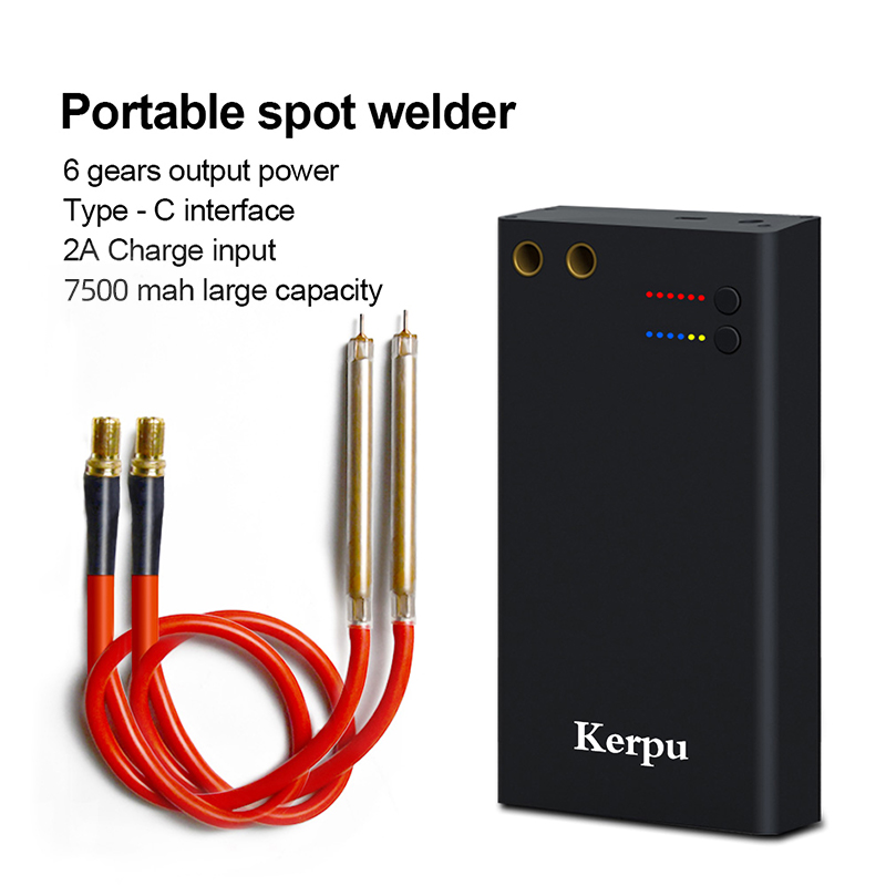 Portable spot welder diy full set of accessories 18650 lithium battery energy storage mini spot welder 7500mAh Spot Welder