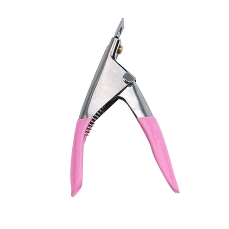 False nail Tips Edge Cutters Manicure Colorful Stainless Steel scissors Professional Nail Art Clipper