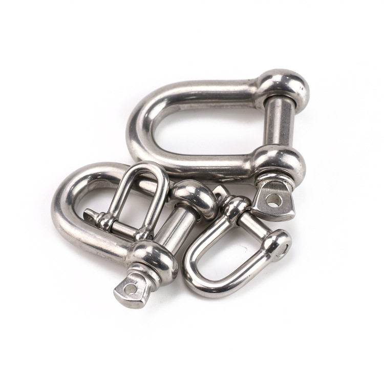 CE accessories shackle, d shackle, screw pin anchor shackle