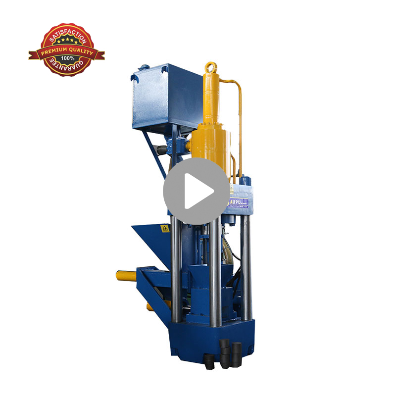 Cost Price Aluminum Copper Chip Press Brick Machine Automatic Vertical Scrap Metal Hydraulic Briquetting Press Machine For Sale