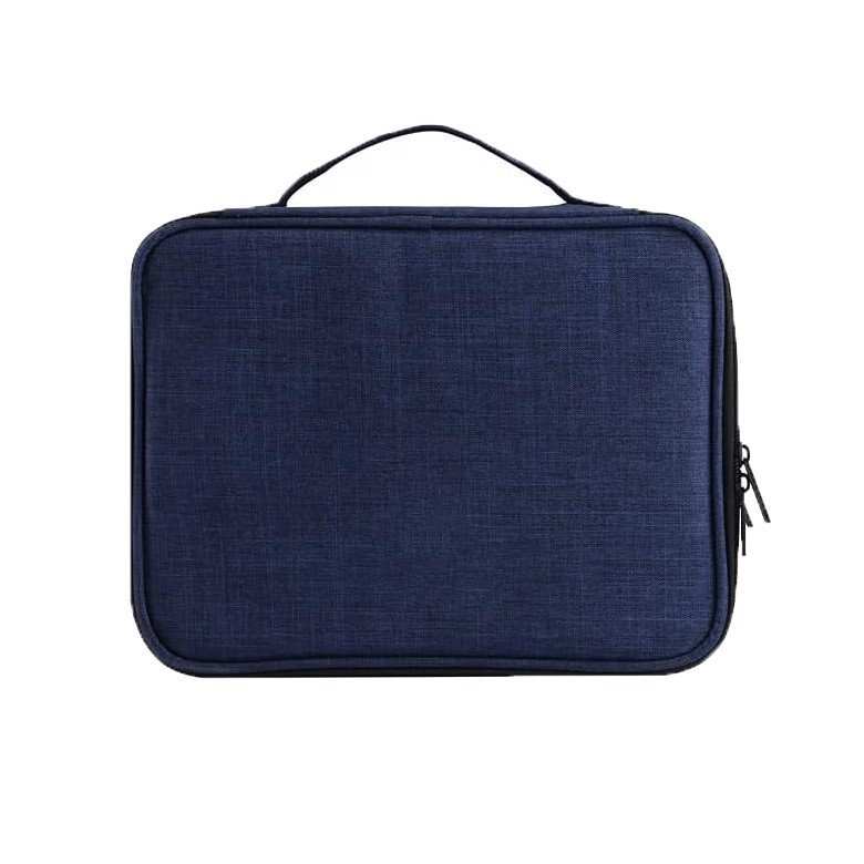Cable Organizer Bag for Electronic Accessories, Three Layer Cable Storage Bag for Charger, Cord, Wire, Tablet, Hard Drive