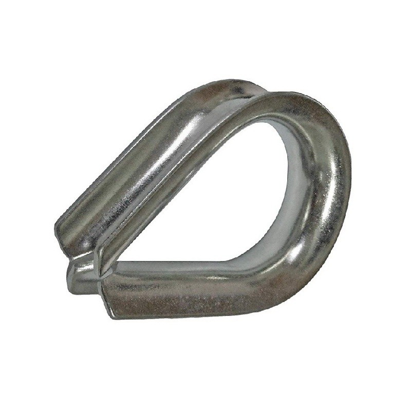 Galvanized commercial US type standard G411 wire rope thimbles