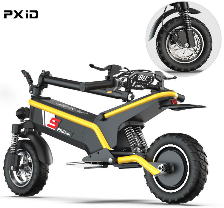 Оптовая продажа, складной электрический скутер PXID F1 e, большой радиус действия, высокая скорость, большой радиус действия