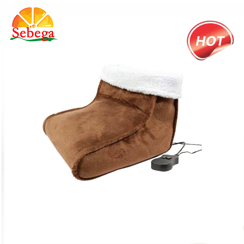 New vibrating blood circulation electric foot warmer massager boot