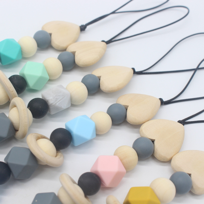 Feiyou custom New Style baby pacifier chain popular Gift pacifier clip silicone infant baby dummy clips
