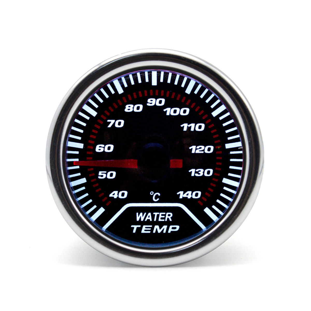 Автомобильный измеритель 2 ''/52mm 12V датчик температуры воды, белый светодиод, запчасти для модификации автомобиля