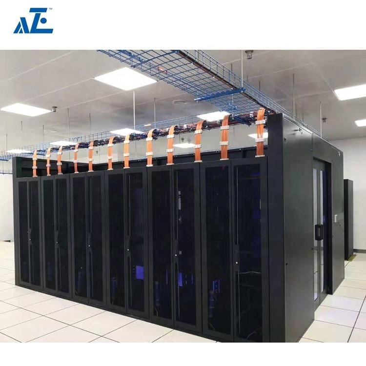 Серверный шкаф 45u + Интеллектуальная стойка Pdu + шкафчик 48u для сдерживания коридора + система контроля для сдерживания холодного коридора