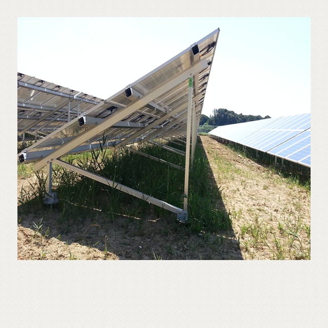 Aluminum Profile Solar Ground Racking System Pile Screws Large Off Grid Solar System High Quality Power Installation