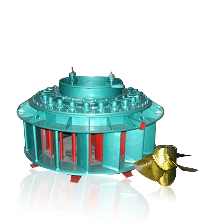 Horizontal 10mw waterturbine kaplan hydro generator