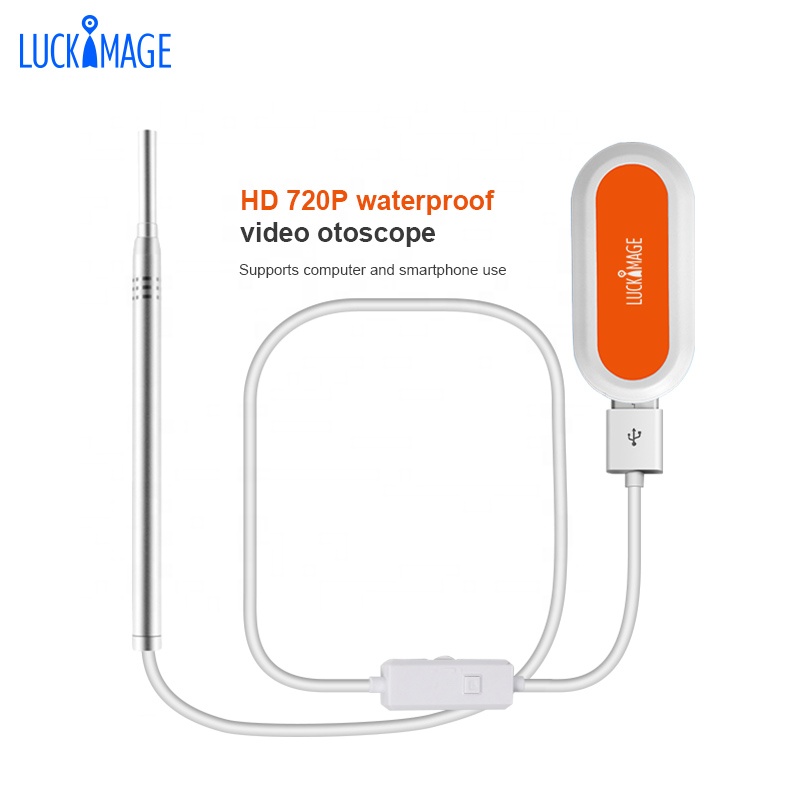 Luckimage 720P беспроводной wifi ent otoscope для IOS Android