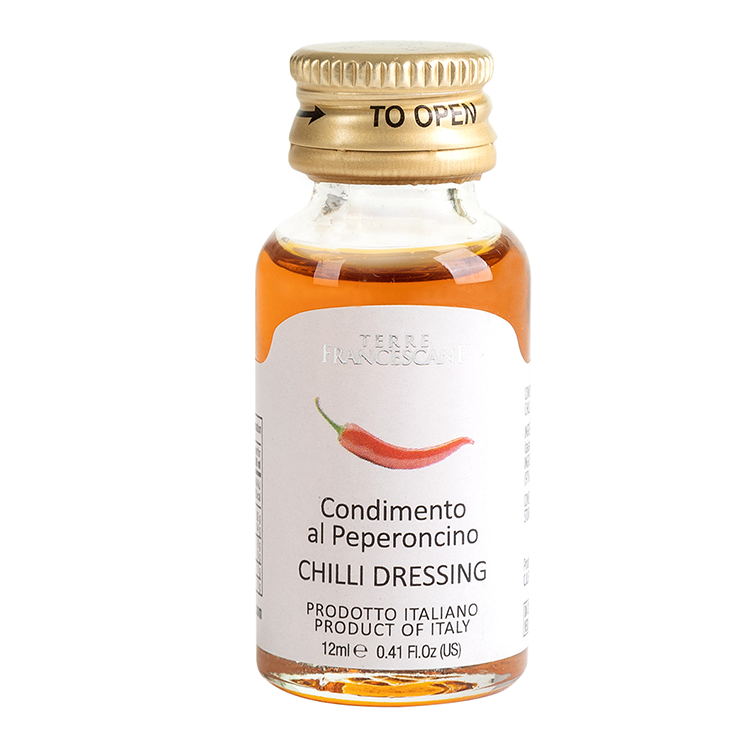 CHILLI Flavoured Olive Oil Italian Extra Virgin Olive Oil Single Portioned 12ml