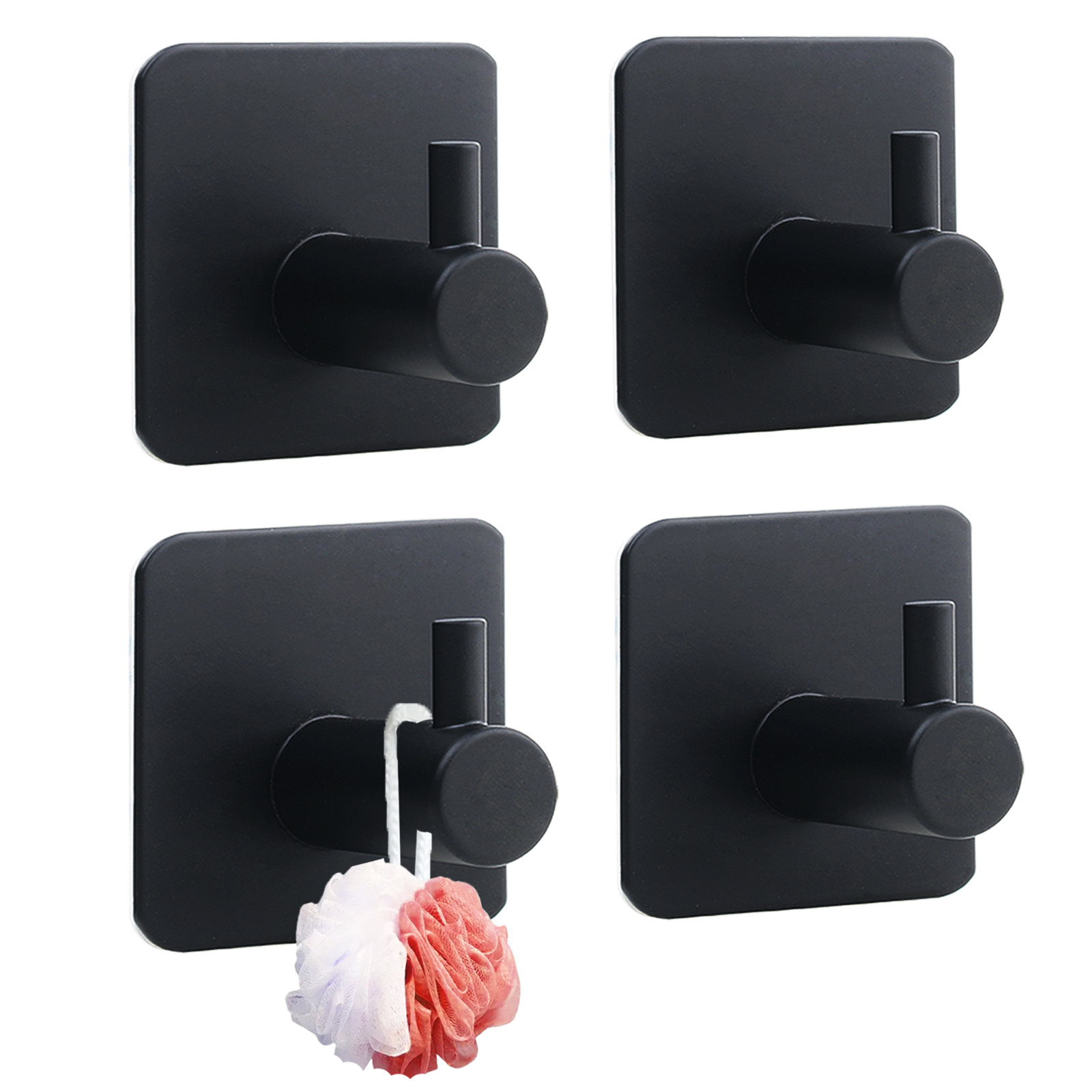 hooks for power rack Stainless Steel Self Adhesive wall Robe Towel shower hook Rustproof Towel for hanging clothes hook