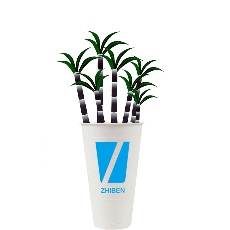 coffee paper cup lid ECO dome biodegradable hot drink compostable cold drink bamboo pulp paper Black Coffee emboss logo