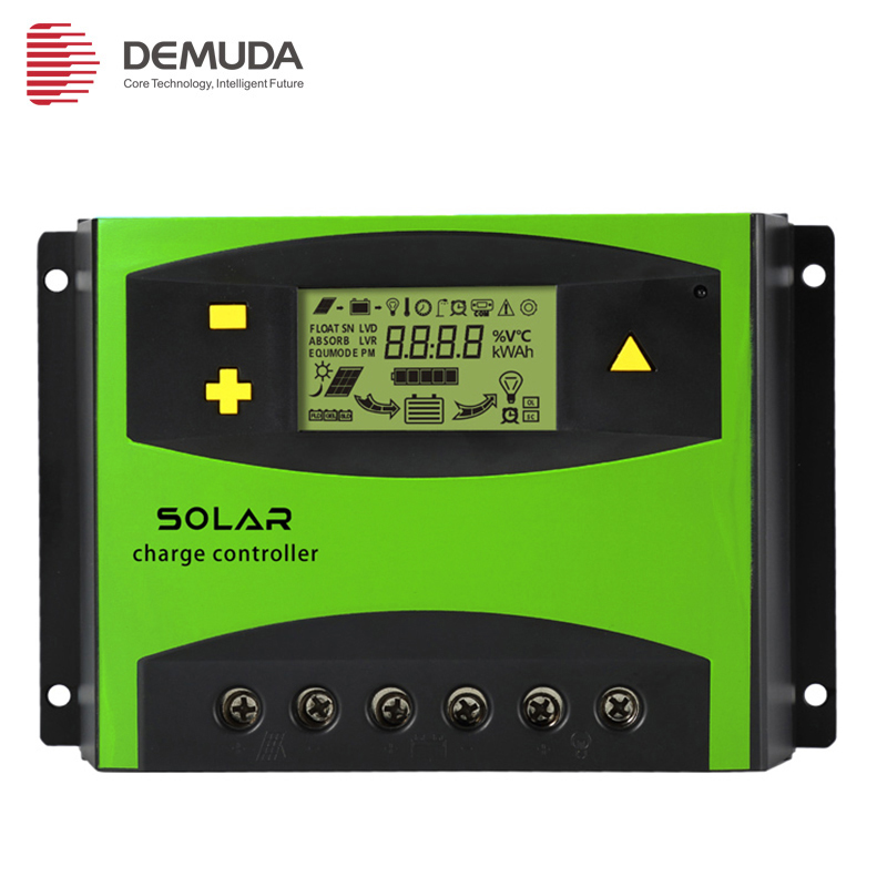 50A 60A 12V/24V 48V эффективный Стандартный PWM ручной максимальной точкой мощности, Солнечный контроллер заряда