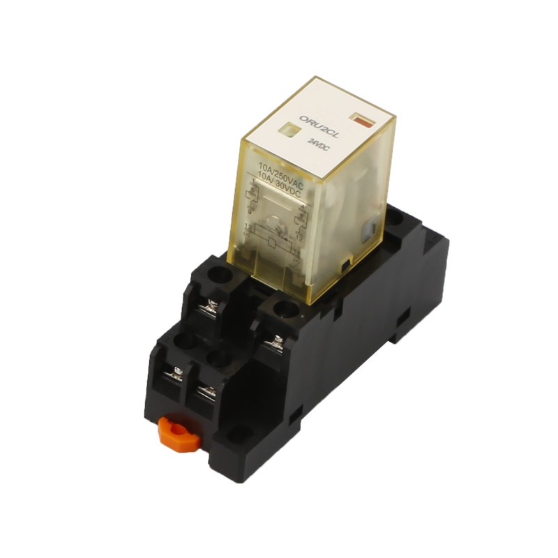 ELEWIND ORU2CL 10A 2 комплекта высокомощное промежуточное реле DC12V DC24V AC110V AC220V катушка (большой тип терминала)