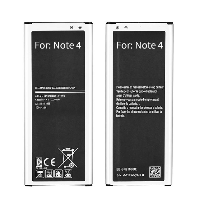 3220 мА/ч, литий-ионный аккумулятор для Samsung Galaxy note 4 N910A N910U N910F N910H сменный аккумулятор