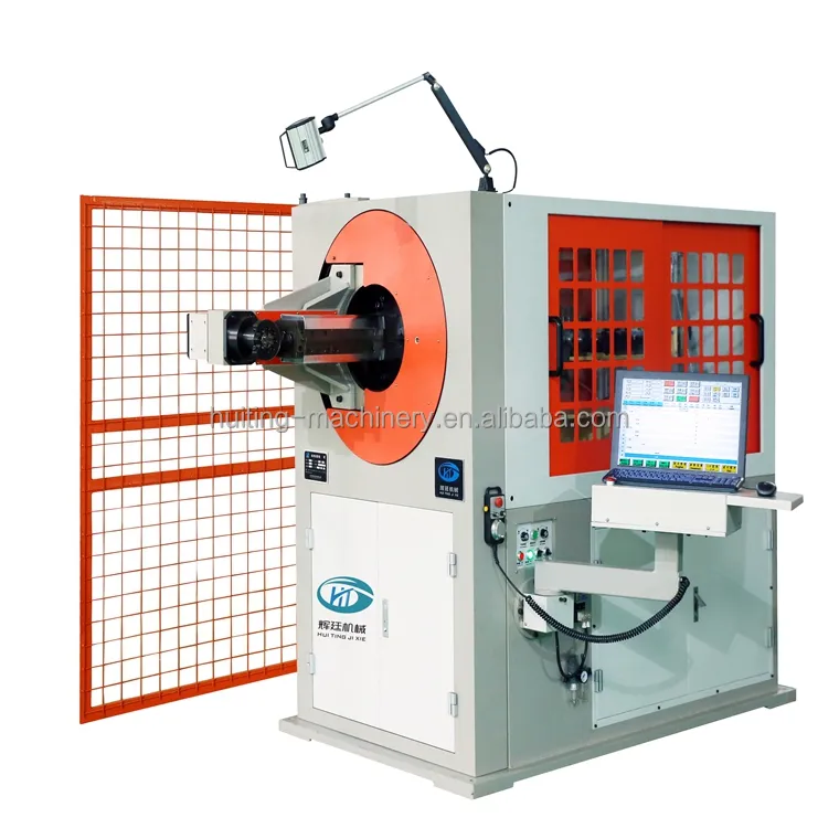 Huiting hot selling tube bender 3mm-8mm 3d wire bending machine and iron pipe bending machine