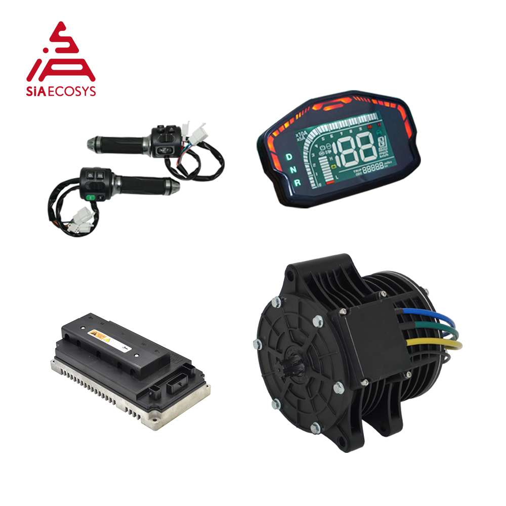 SiAECOSYS QS 138 3000W 6000W макс непрерывный 72V 100KPH V2 Средний приводной двигатель с конструкцией звездочки