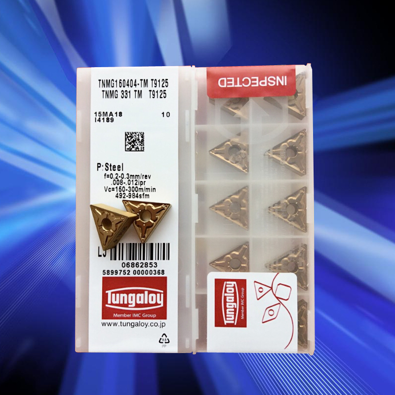 Японские токарные инструменты Tungaloy CNC, режущие пластины TNMG160408-TM T9125